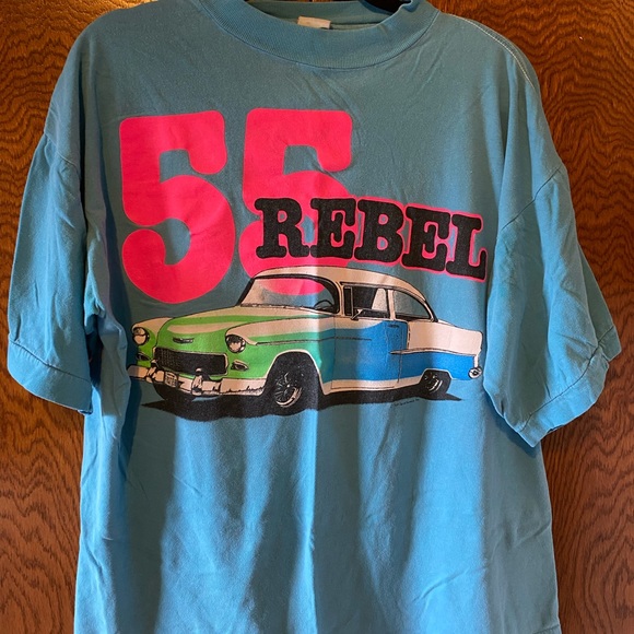 Vintage Rebel 55 cowl neck tee - Picture 1 of 3